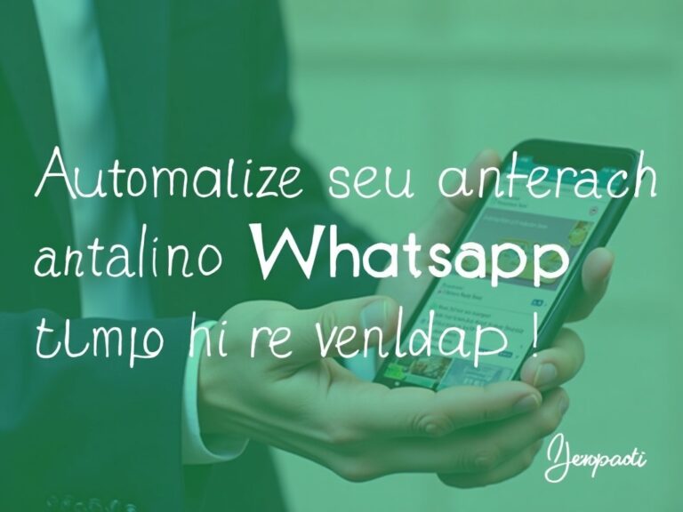 Automatize seu atendimento no WhatsApp e ganhe tempo para vender mais